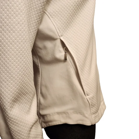 Nike Golf Women's Tour Performance White Zip Up Jacket - Picture 5 of 13
